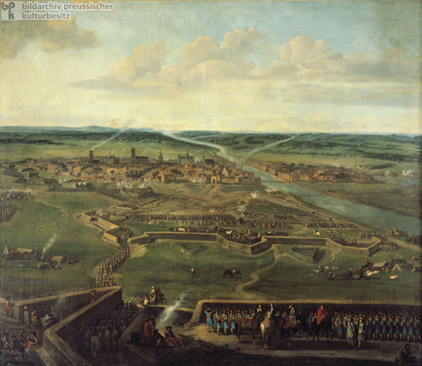 Die Belagerung Stettins durch den „Großen Kurfürsten” Friedrich Wilhelm im Winter 1677/78 (ca. 1680)